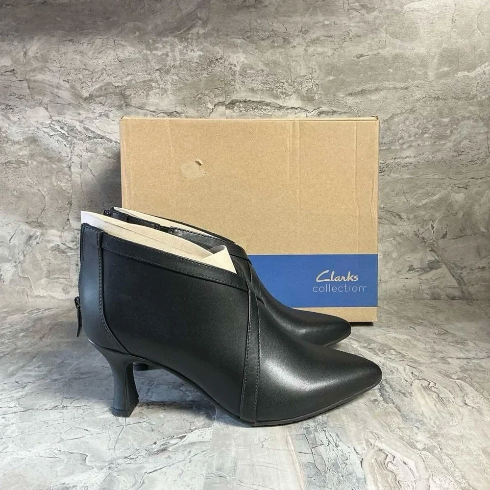 Clarks Women's Kataleyna Sol Black Leather
